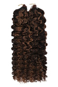 #4/30 Mixed Color Water Deep Wave Feather Crochet Human Hair